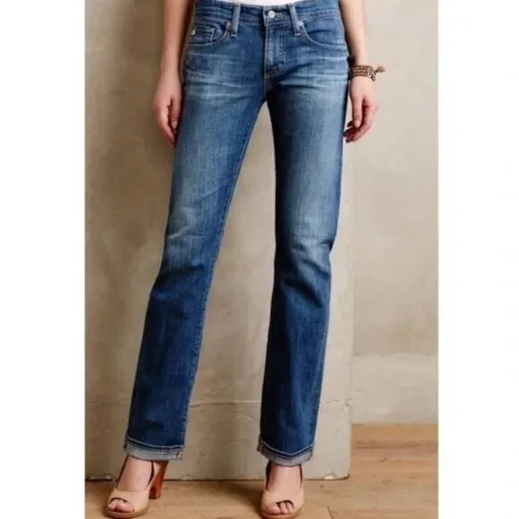 AG Adriano Goldschmied Women's Tomboy Relaxed Straight Jeans | Size 28R - Picture 7 of 7